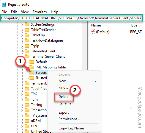 如何从远程桌面连接历史记录中删除 IP 地址