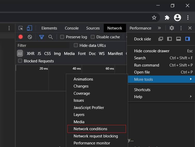 Chrome-network-conditions