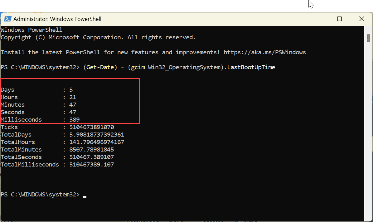 如何查找您的 Windows 11 PC 正常运行时间