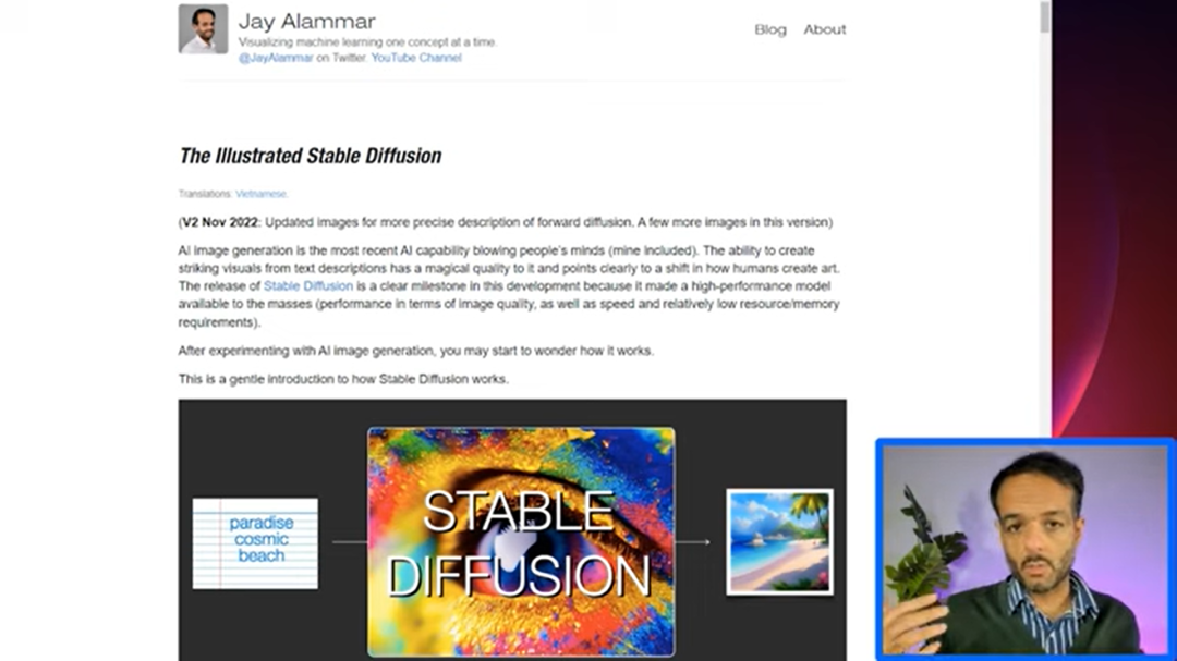 Jay Alammar再发新作：超高质量图解Stable Diffusion，看完彻底搞懂「图像生成」原理