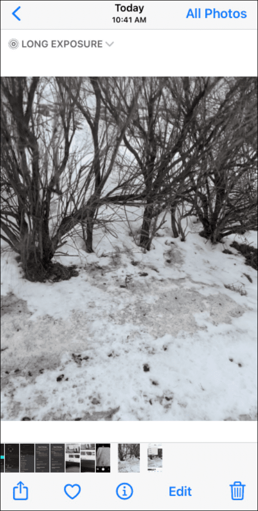 如何在 iPhone 上拍摄长时间曝光的照片