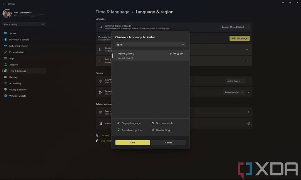 如何在 Windows 11 上安装新的语言包。
