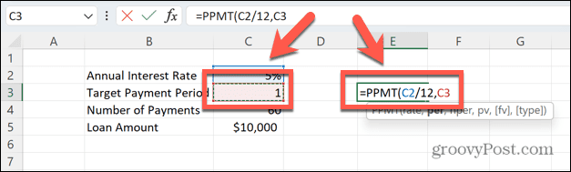 use-PPMT-excel-per