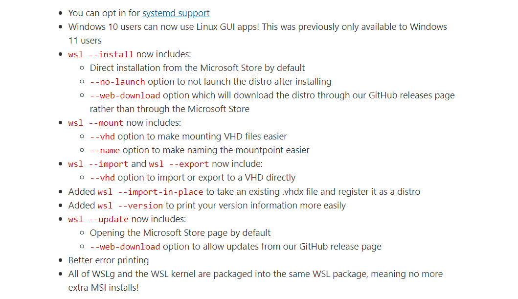 适用于 Linux 的 Windows 子系统的商店版本现已普遍适用于 Windows 10、11