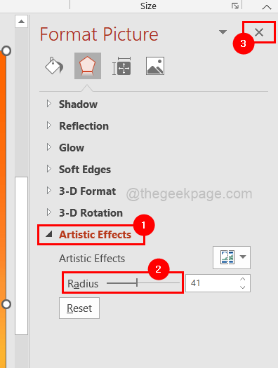 如何在 PowerPoint 应用程序中模糊图像的一部分