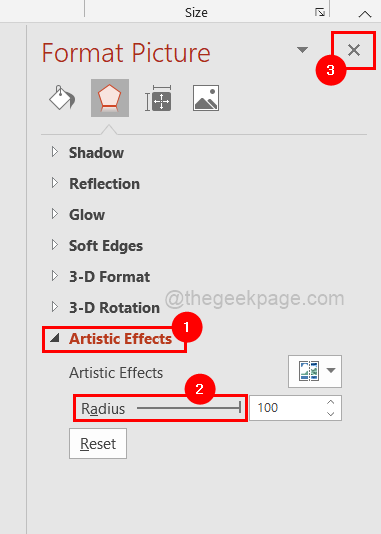 如何在 PowerPoint 应用程序中模糊图像的一部分