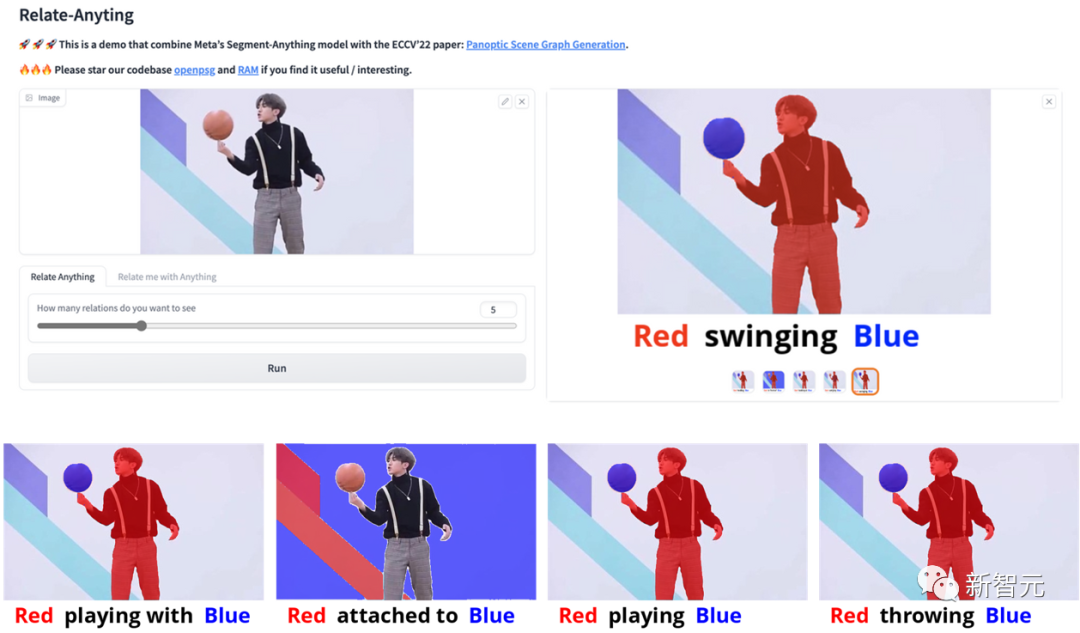用Meta「分割一切」搞定一切关系,唱跳偷袭效果拔群!NTU等提出全新RAM模型