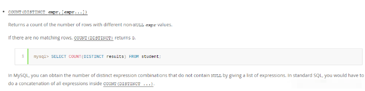 mysql踩坑之count distinct多列问题怎么解决