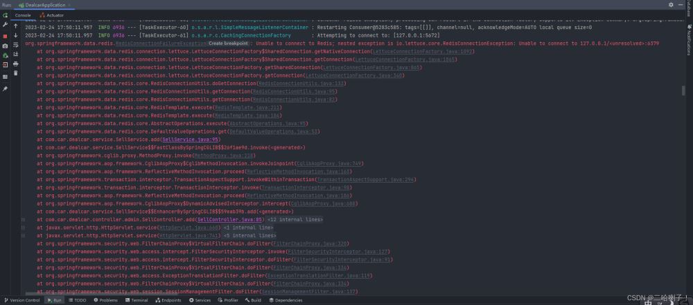 Unable to connect to Redis无法连接到Redis解决的全过程