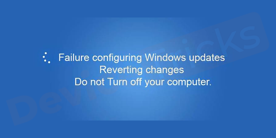 如何修复配置 Windows 更新还原更改错误的失败？