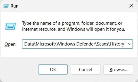 修复： Windows 安全保护历史记录丢失