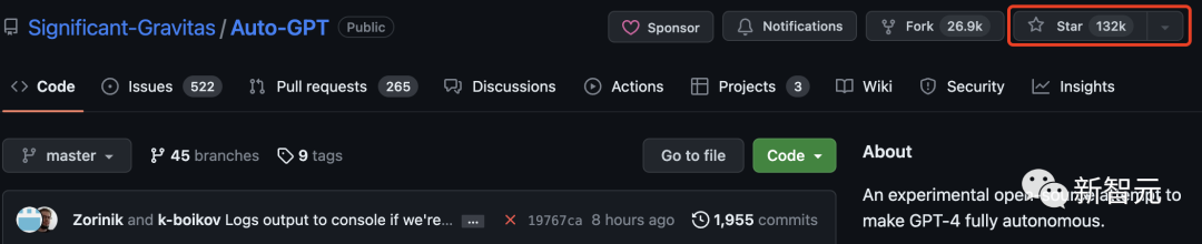 星标破10万！Auto-GPT之后，Transformer越新里程碑