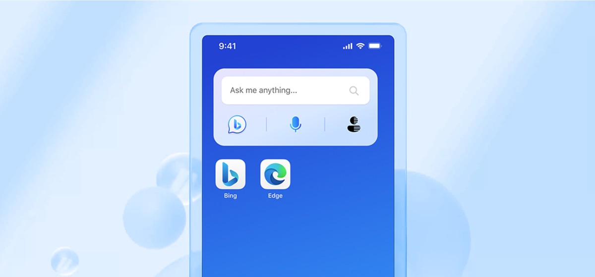 微软推出适用于Android和Apple设备的Bing AI Chat小部件