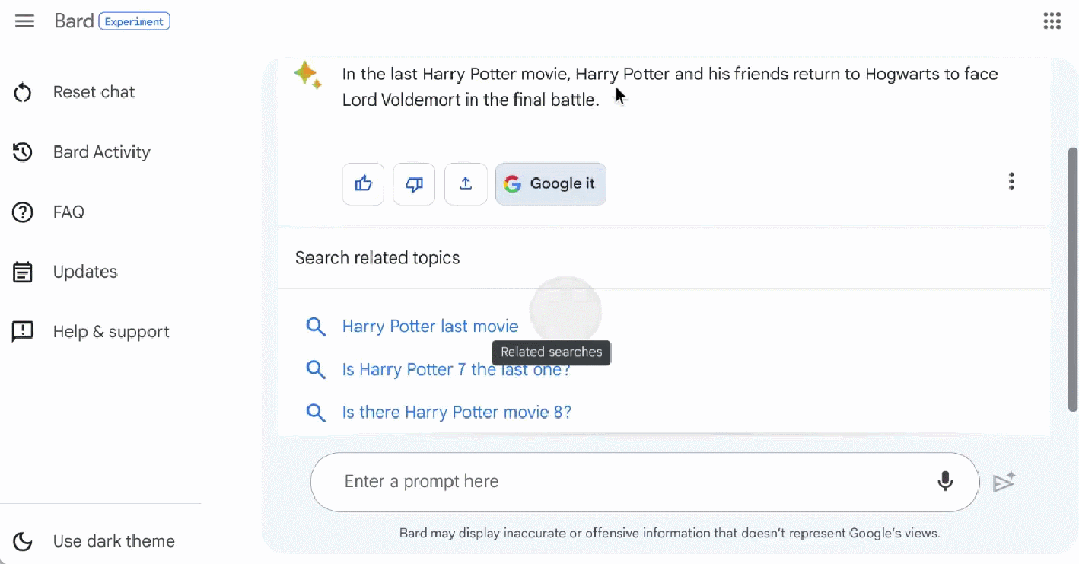 语音输入、多版本答案、……这八件事Bard能而ChatGPT不能做
