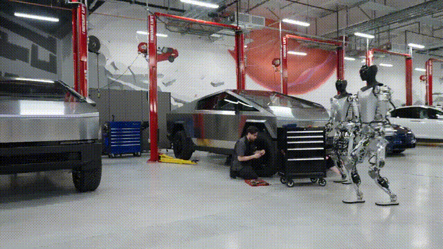 一大波特斯拉人形机器人上线，马斯克震撼官宣2款新车！