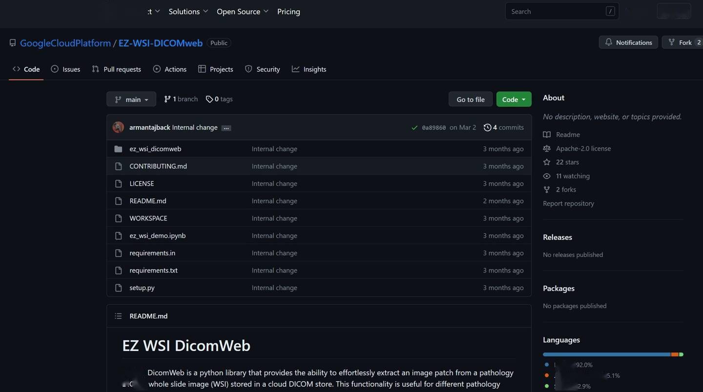 谷歌开源云端病理学 Python 资料库，加速医疗 AI 场景研发