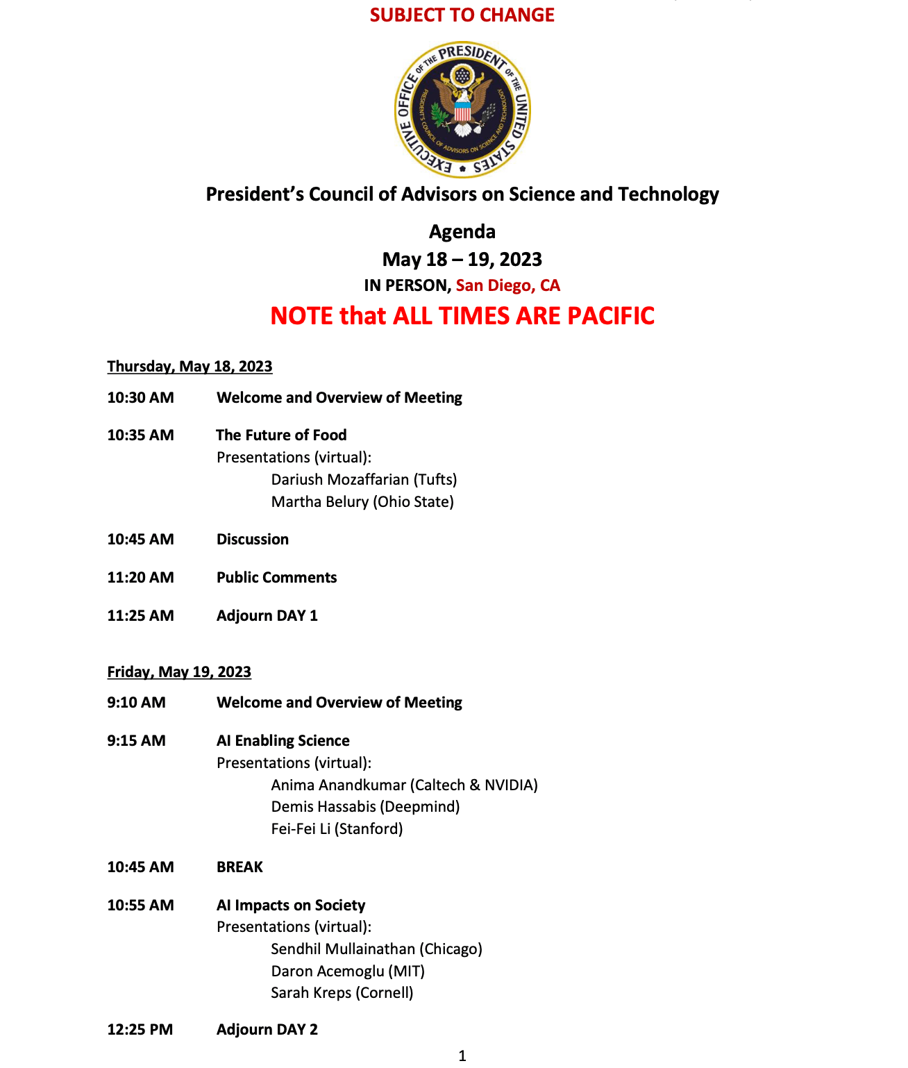 华裔数学家陶哲轩领导白宫生成式AI工作组,李飞飞将在小组演讲