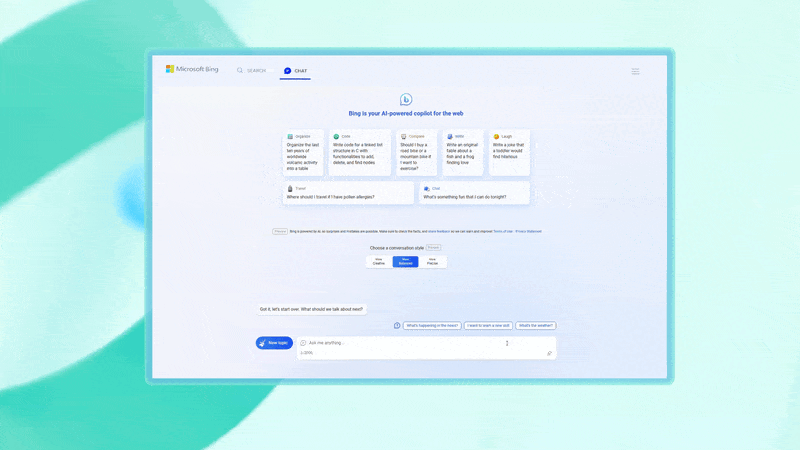 Windows Copilot登场，ChatGPT默认用必应搜索，微软联手OpenAI的大宇宙来了