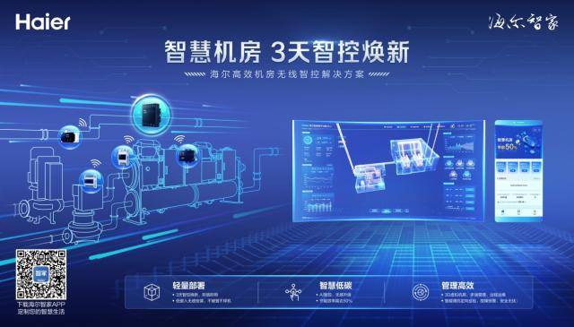 不停机3天改造老机房！海尔AI制冷机房：节能30%以上