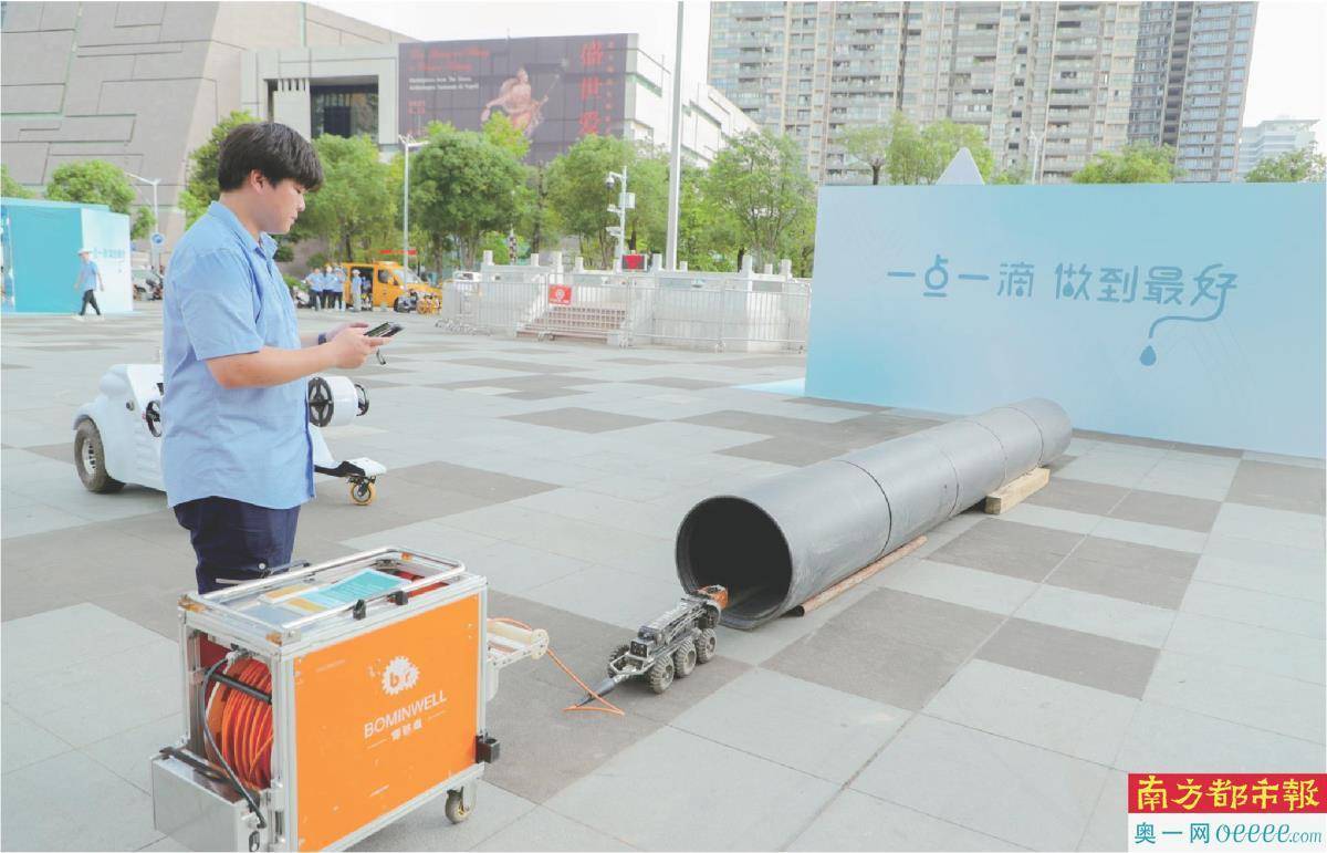 机器人摄像头录像 内窥检测助力管道维修