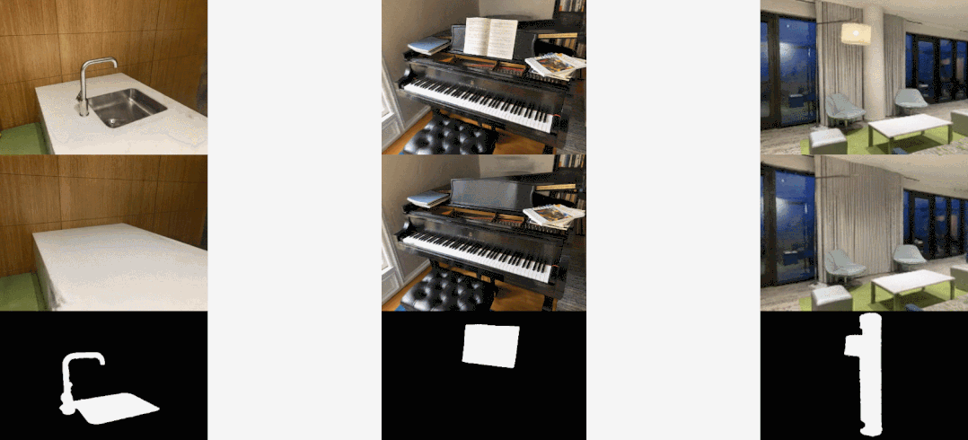 NeRF新研究来了:3D场景无痕移除不需要对象,精确到毛发