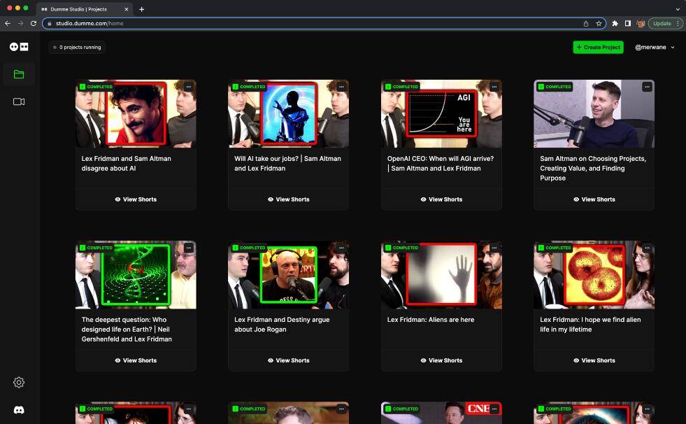 AI 视频编辑器Dumme:几分钟就能将YouTube长视频变成短视频