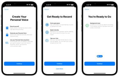 iOS 17 可让您创建听起来像您的声音