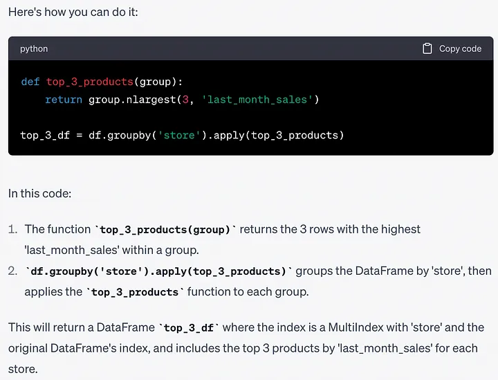 用好这八条ChatGPT指令,高效完成Pandas任务