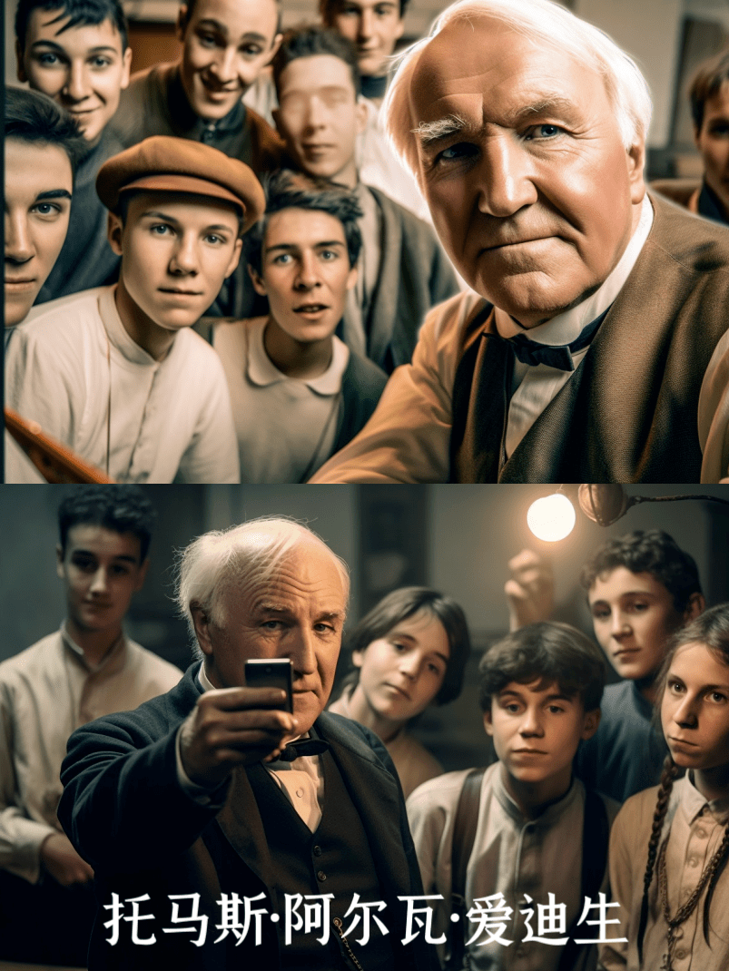 AI创新已逝名人自拍,氛围感十足!技术的美好莫过于此