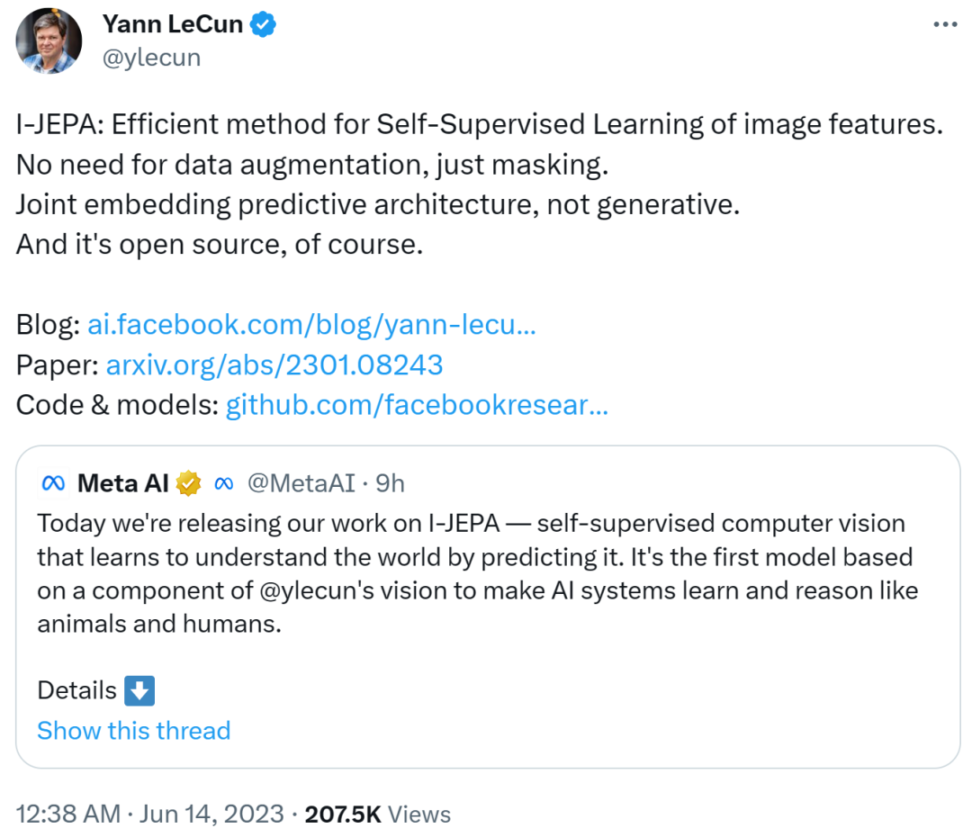 LeCun世界模型首项研究来了：自监督视觉，像人一样学习和推理，已开源