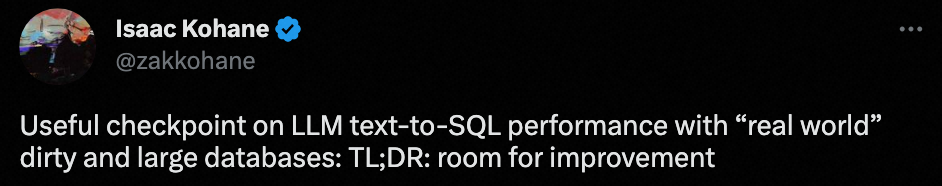 当LLM遇到Database：阿里达摩院联合HKU推出Text-to-SQL新基准​