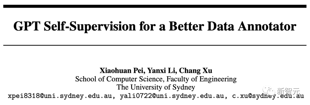 无需人力标注！悉尼大学华人团队提出「GPT自监督标注」范式，完美解决标注成本、偏见、评估问题