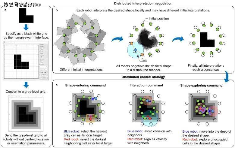 西湖大学赵世钰最新成果：基于均值偏移的机器人集群队形控制策略