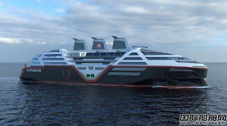 太阳能帆+人工智能操纵!Hurtigruten披露零排放邮轮设计