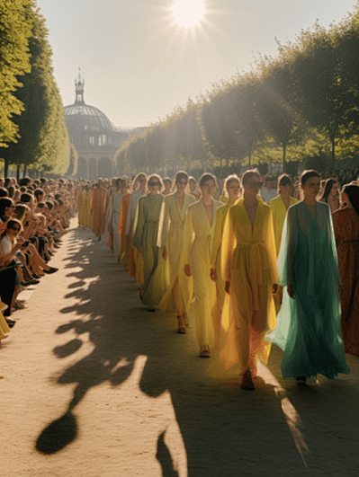 时尚设计的未来,纽约全球首届AI人工智能时装秀。