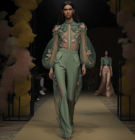 时尚设计的未来,纽约全球首届AI人工智能时装秀。