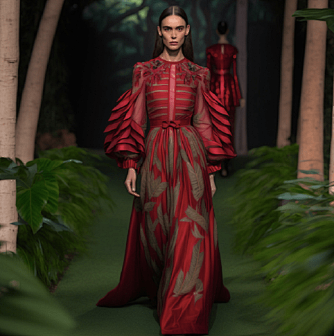 时尚设计的未来,纽约全球首届AI人工智能时装秀。