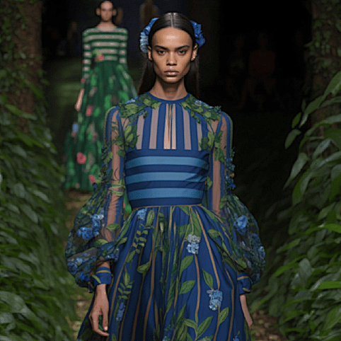 时尚设计的未来,纽约全球首届AI人工智能时装秀。