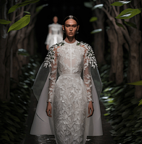 时尚设计的未来,纽约全球首届AI人工智能时装秀。