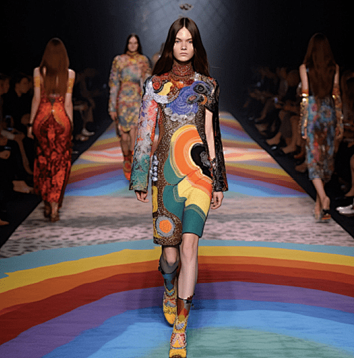 时尚设计的未来,纽约全球首届AI人工智能时装秀。