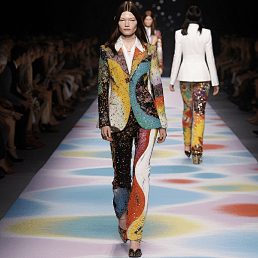 时尚设计的未来,纽约全球首届AI人工智能时装秀。