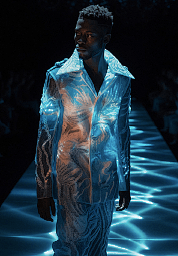 时尚设计的未来,纽约全球首届AI人工智能时装秀。