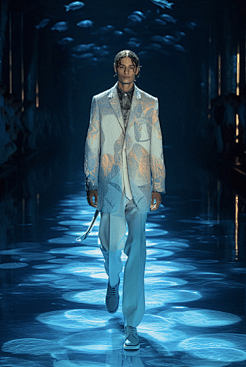 时尚设计的未来,纽约全球首届AI人工智能时装秀。