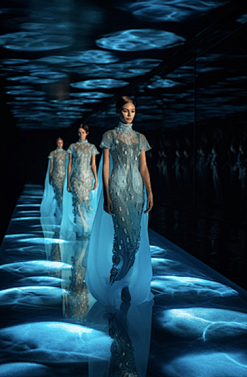 时尚设计的未来,纽约全球首届AI人工智能时装秀。