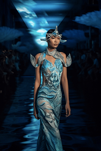时尚设计的未来,纽约全球首届AI人工智能时装秀。