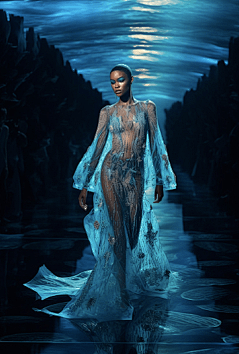 时尚设计的未来,纽约全球首届AI人工智能时装秀。