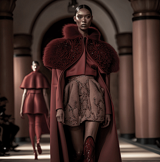 时尚设计的未来,纽约全球首届AI人工智能时装秀。