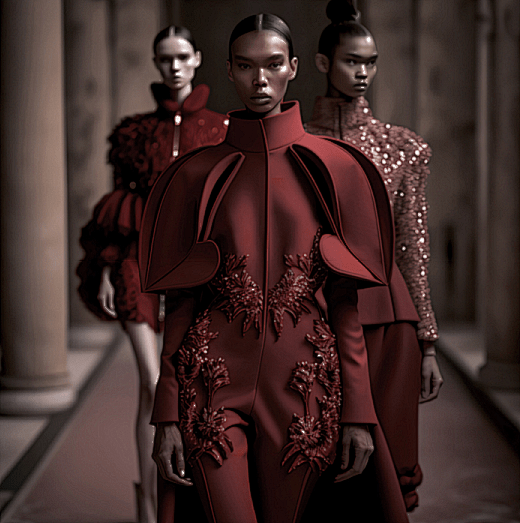 时尚设计的未来,纽约全球首届AI人工智能时装秀。