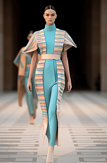 时尚设计的未来,纽约全球首届AI人工智能时装秀。